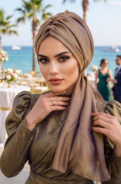 Bal Köpüğü Janjan Şifon Tokalı Bone