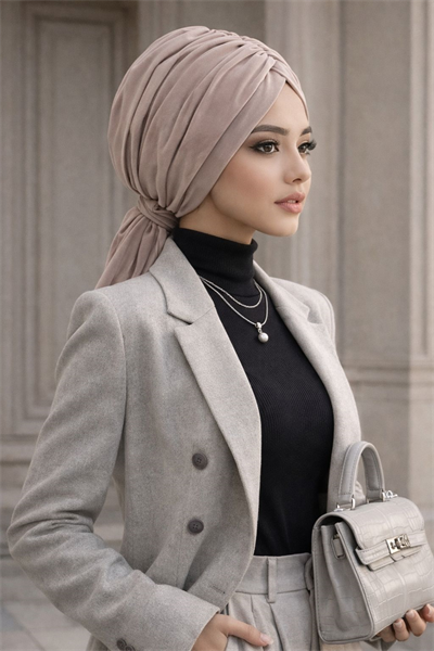 Vizon Şifon Tokalı Bone