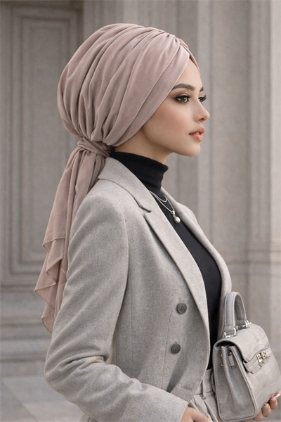 Vizon Şifon Tokalı Bone