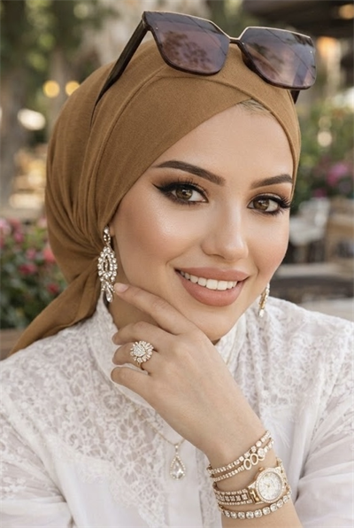 Camel Çapraz Bantlı Deniz - Havuz Bonesi