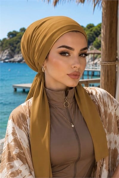 Safran Sarı Önü Düz Deniz - Havuz Bonesi