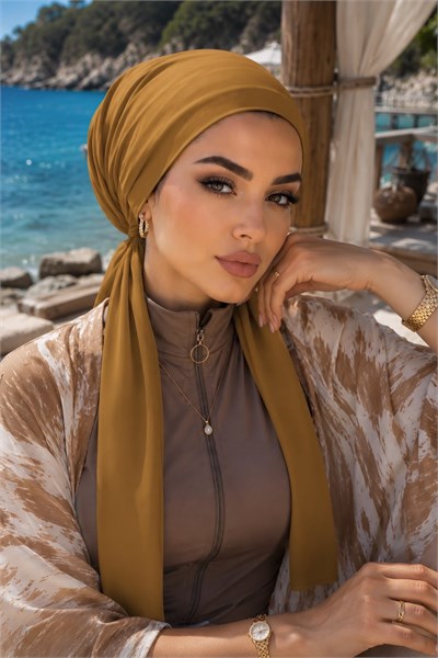Safran Sarı Önü Düz Deniz - Havuz Bonesi
