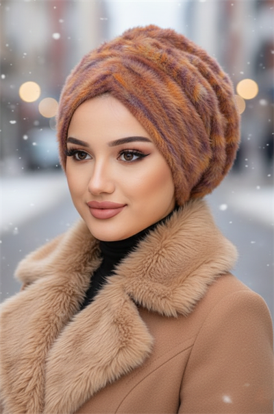 Devetüyü Kışlık Büzgülü Bone