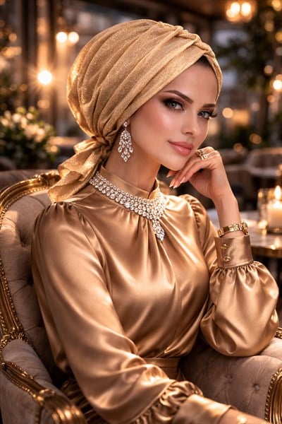 Dore Abiye Tokalı Bone