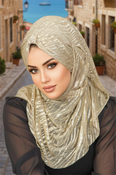 Dore Yakma Desen Double Şal