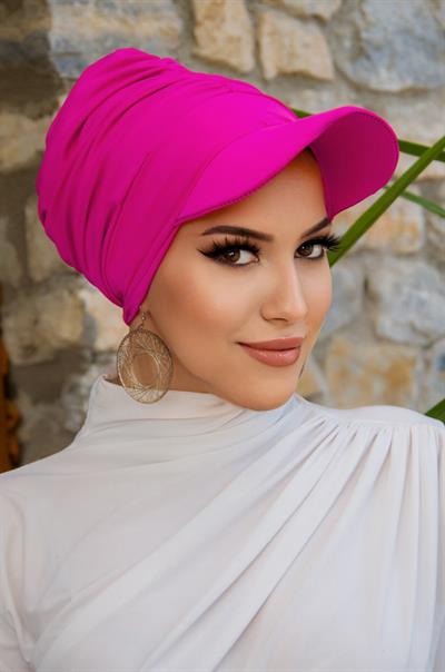 Fuşya Havuz - Deniz Şapkası / Mayo Üstüne Kullanılabilir