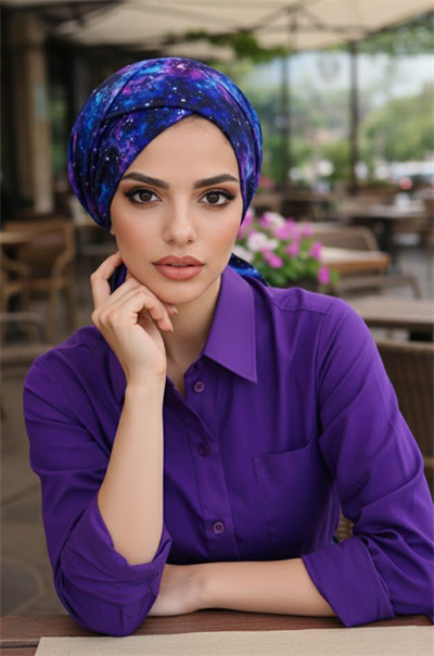 Gezegen Desen Çapraz Bone