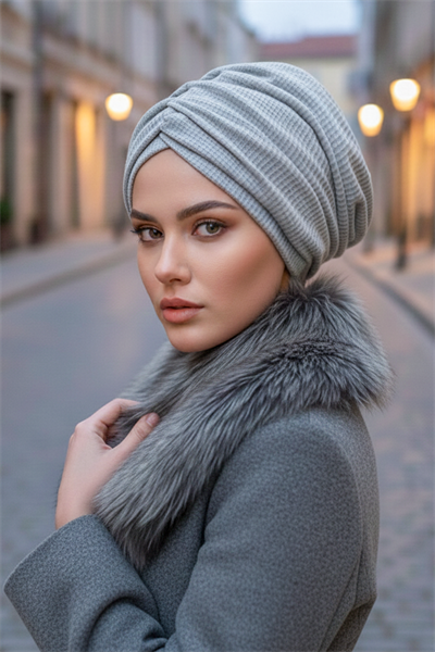 Gri Petek Büzgülü Salaş Bone