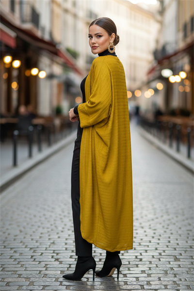 Gold Tesettür Hırka - 10100