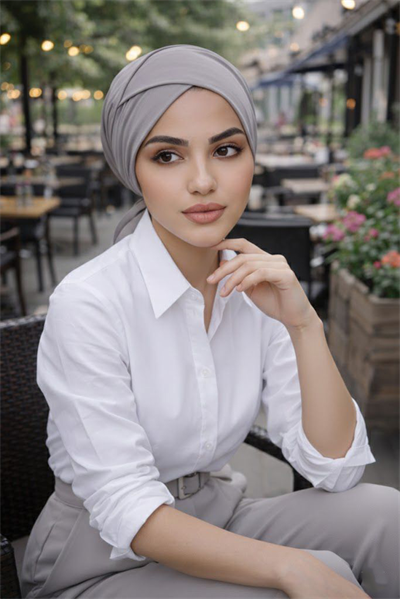 Gri Çapraz Bantlı Bone