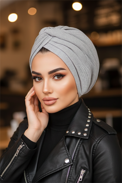 Gri Ekru Kışlık Burgu Bone