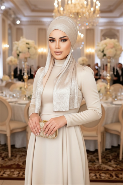 Rose Gold Kelebek Bone Şal