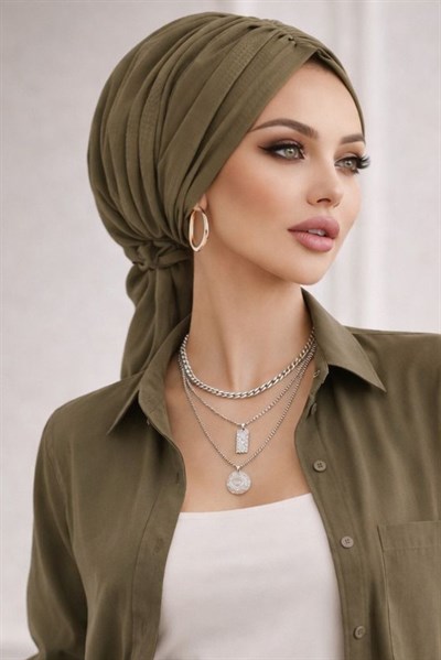 Haki Hazır Tokalı Bone