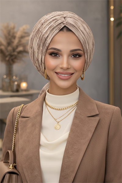 Kemik Bej Etnik Tokalı Bone