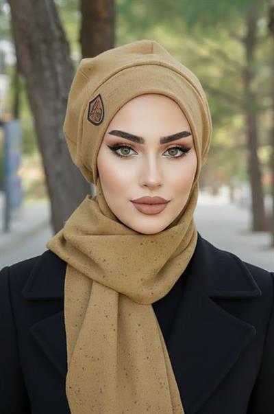 Hardal Karyağdı Armalı Tesettür Bere