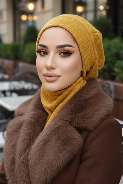 Hardal Tesettür Bere Ve Etol Takım