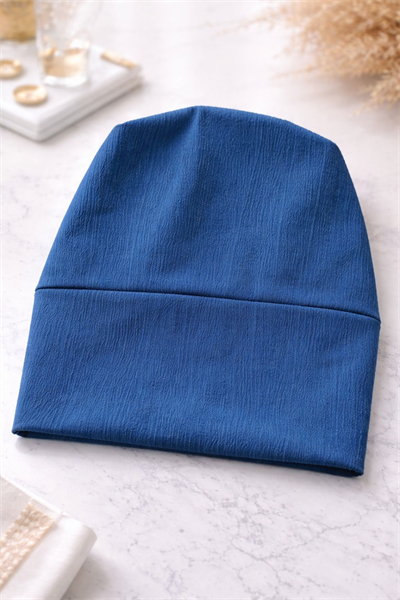 İndigo Büzgülü Salaş Bone