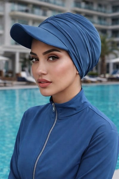 İndigo Havuz - Deniz Şapkası / Mayo Üstüne Kullanılabilir