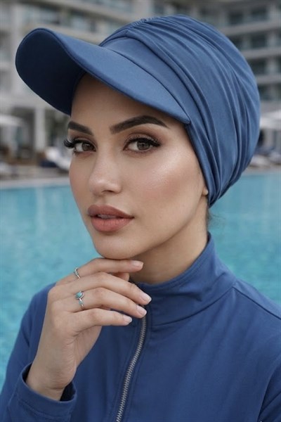 İndigo Havuz - Deniz Şapkası / Mayo Üstüne Kullanılabilir