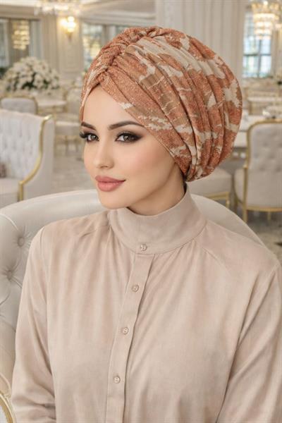 Kemik Bakır Işıltılı Büzgülü Bone