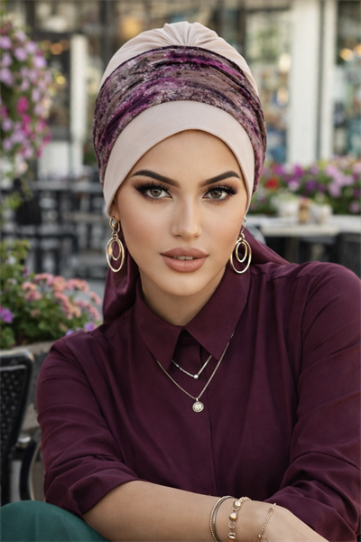 Kemik Mürdüm Batik Desen Bantlı Bone