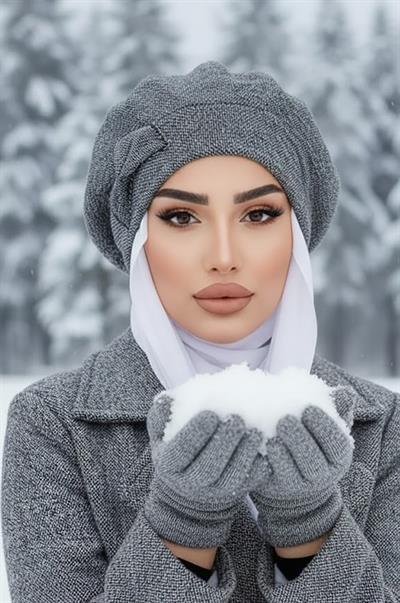 Kot Mavi ATKISIZ Tesettür Bere