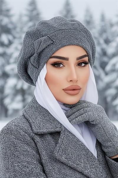 Kot Mavi ATKISIZ Tesettür Bere