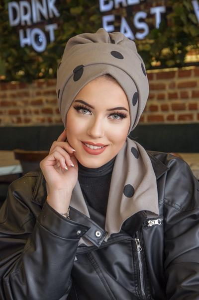 Vizon Puan Desen Atkılı Bone