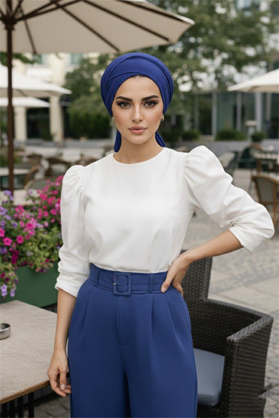 Lacivert Çizgili Çapraz Bantlı Bone