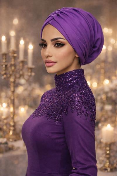 Menekşe Büzgülü Salaş Bone