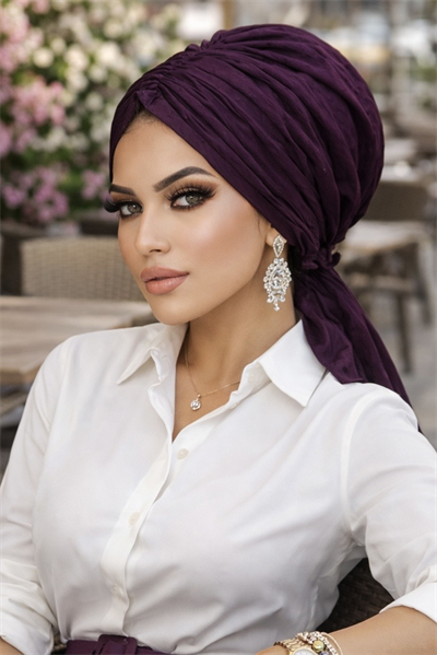 Mürdüm Ponpon Tokalı Bone