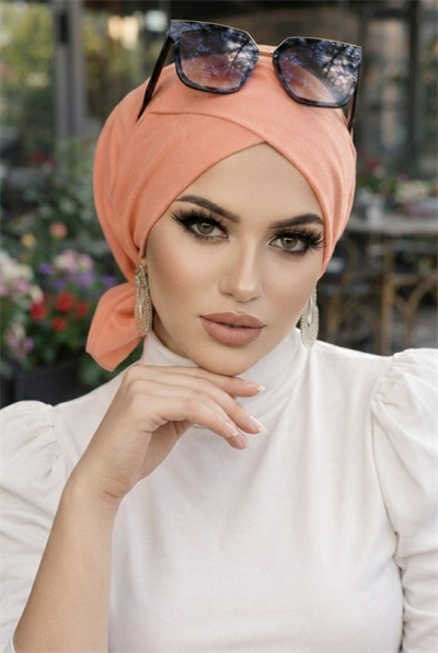 Neon Turuncu Çapraz Bone