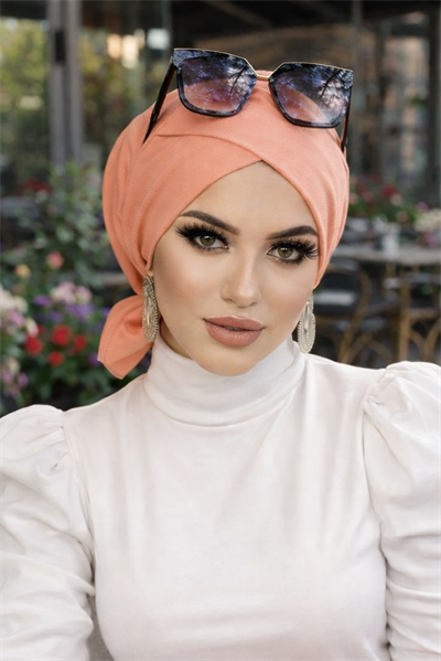 Neon Turuncu Çapraz Bone