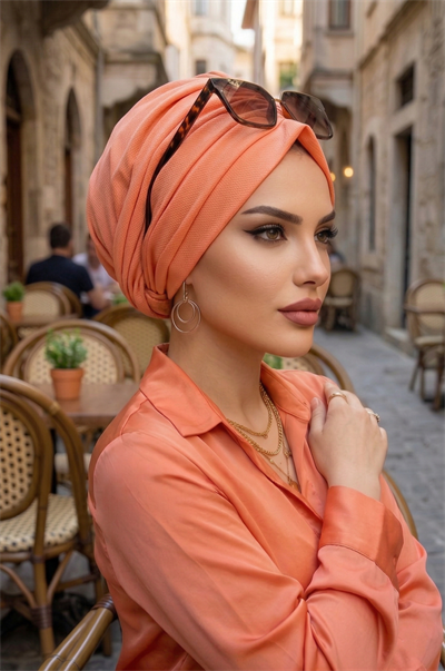 Neon Turuncu Tokalı Bone