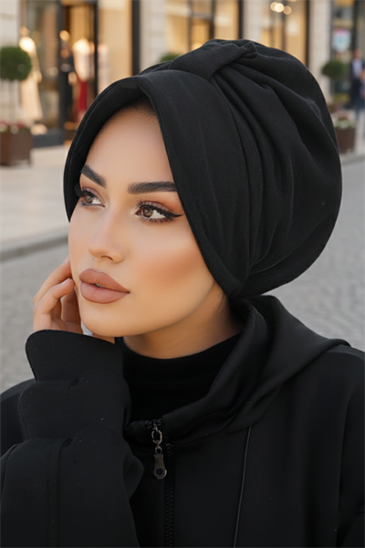 Siyah Dolgulu Şapka Bone