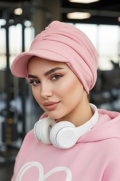 Pudra Kışlık Tesettür Şapka