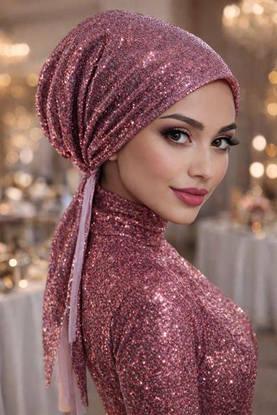 Pudra Payet Eşarp Bone
