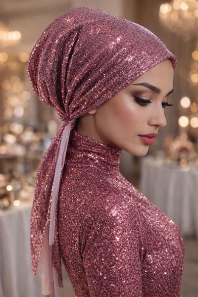 Pudra Payet Eşarp Bone