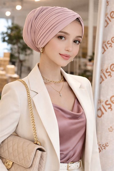 Pudra Piliseli Büzgülü Salaş Bone