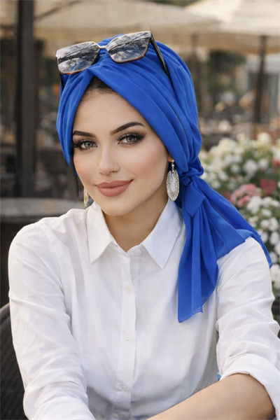 Saks Mavi Tokalı Bone