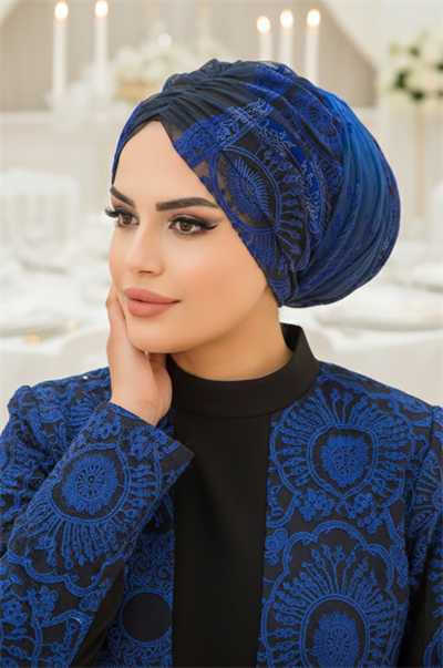 Saks Siyah Büzgülü Dolama Bone