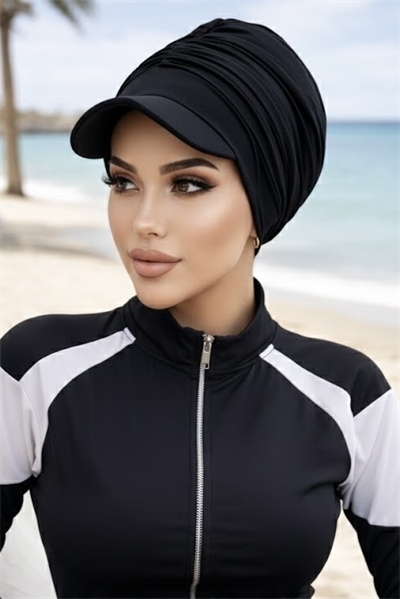 Siyah Havuz - Deniz Şapkası / Mayo Üstüne Kullanılabilir