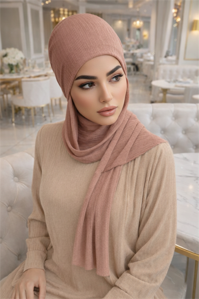 Pudra Kelebek Bone Şal