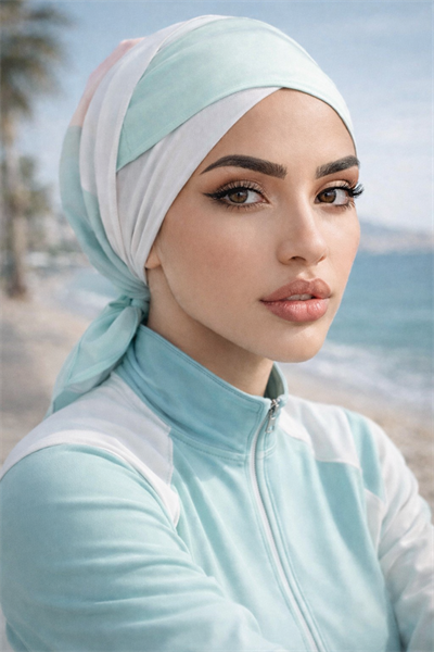 Soft Desen Çapraz Havuz - Deniz Bonesi