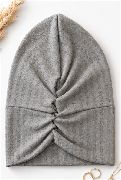 Soft Yeşil Büzgülü Salaş Bone