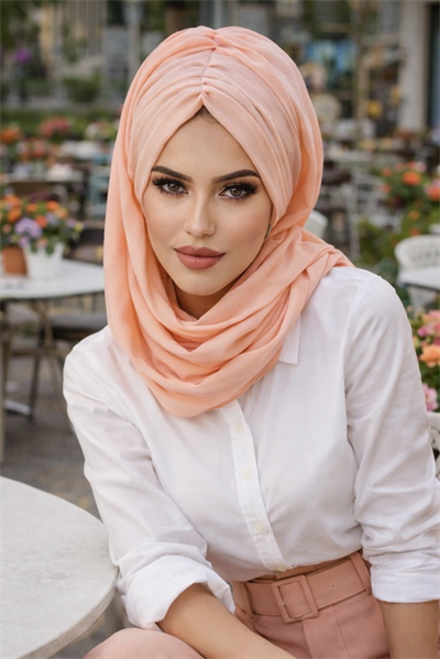 Somon Büzgülü Hazır Şal