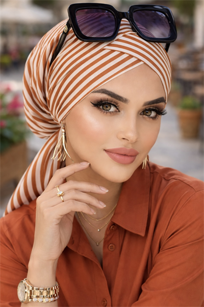 Taba Çizgili Çapraz Bone