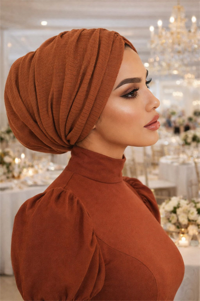 Taba İnce Örme Büzgülü Salaş Bone