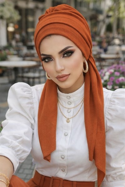 Taba Krınkıl Atkılı Tesettür Bone
