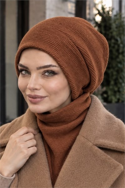 Taba Tesettür Bere Ve Mini Etol Takım